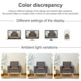 thumbnail image 5 of Dazone Modern Accent Chair Single Sofa Comfy Fabric Upholstered Arm Chair Club Bar Sofa Living Room (Light Brown), 5 of 9