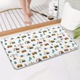 thumbnail image 4 of Cartoon Construction Vehicles Cranes Bathroom Rugs Mat,Non Slip Microfiber Bathroom Rug,Rubber Backing,Soft Bathroom Mats for Bathroom Floor,Tub and Shower,17x30in(43x75cm), 4 of 5