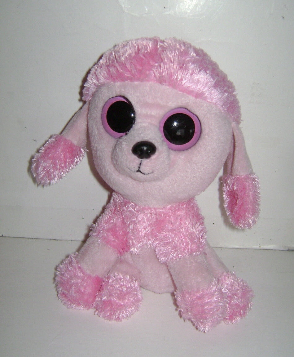 Ty Beanie Boos - PRINCESS the Poodle Dog 6" Plush (Solid Eyes ) NO TY ...
