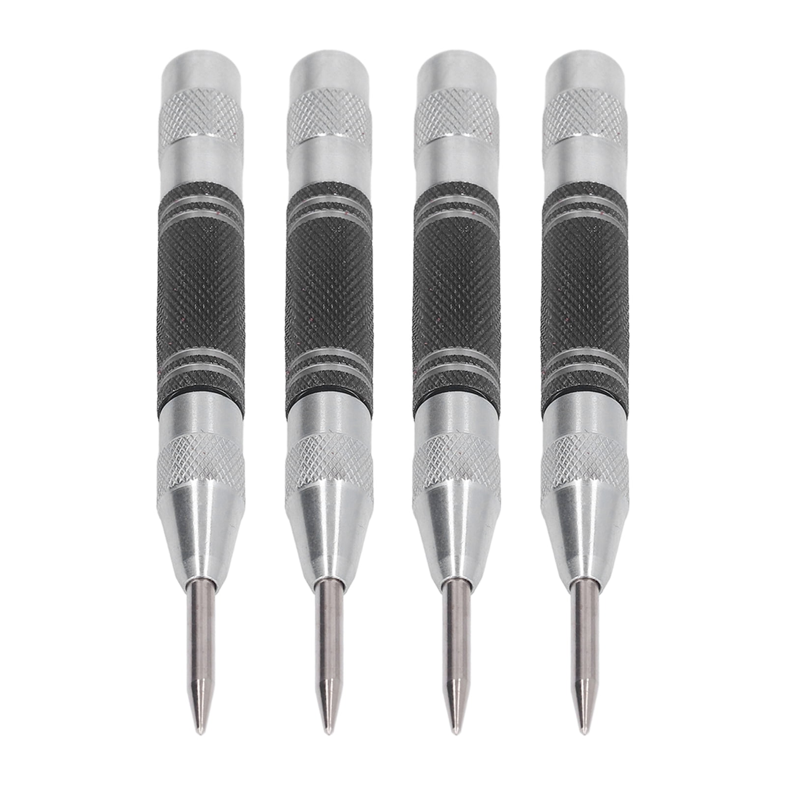 4Pcs Centre Punch Automatique à Grande Vitesse en Acier Outil Kit