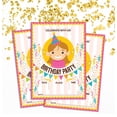thumbnail image 2 of Darling Souvenir Multicolor Birthday Invitation Card Printable Fill or Write In Blank Invites Party Supplies Pack Of 28 5 x 7 Inches, 2 of 5