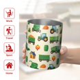 thumbnail image 5 of 12oz Coffee Tumblers Cartoon Tractors Pumpkins Beige Pattern Stainless Steel Vacuum Insulated Travel Tumbler Coffee Cups Mug with Lid and Straw with Cleaning Brush for Cold & Hot Drinks, 5 of 5