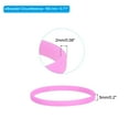 thumbnail image 2 of Uxcell Silicone Bracelets Luminous Rubber Wristbands Blank Stretch Sports Bands Light Purple 6 Pack, 2 of 6
