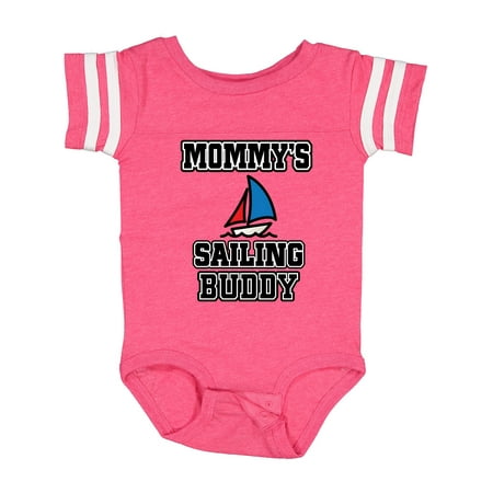 

Inktastic Mommy Sailing Buddy Sailboat Boys or Girls Baby Bodysuit