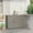 Grey, variant on vidaXL Outdoor Garden Storage Cabinet, 2-Door, Waterproof, Rattan, Steel Frame, Black