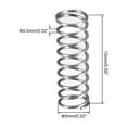 thumbnail image 2 of 0.5x5x15mm Spring Steel Coil Extended Compressed Spring 50 Pcs, 2 of 5