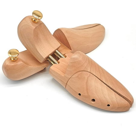 

LANGM LÜZHONG Shoe Trees for Men Pair of 2-Way Adjustable Shoe Expander Shoe Tree Widener for Wide Feet Bunions