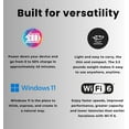 thumbnail image 2 of HP 255 G10 15.6" FHD Business Laptop, AMD Ryzen 7 7730U, 64GB RAM, 2TB SSD, HDMI, Wi-Fi 6,Bluetooth, Webcam, Windows 11 Pro, Black, 2 of 5