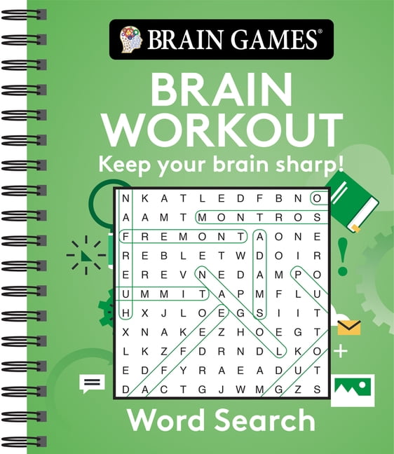 Brain Games Brain Workout Word Search Keep Your Brain Sharp! Walmart