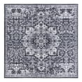 thumbnail image 3 of Unique Loom Renaissance Collection Area Rug - Roma (10' 6" Square Dark Gray/Black), 3 of 7