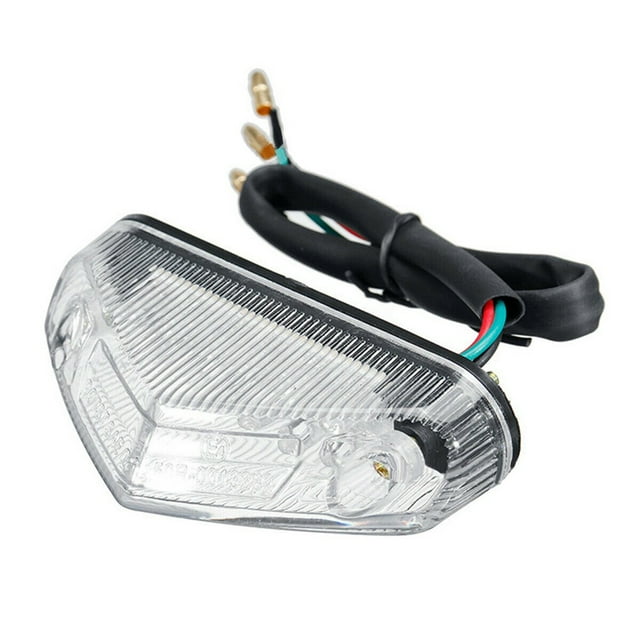 MYG Universal Motorcycle Red 12led Motorbike Headlight Taillight Rear Stop Light