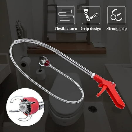 Toilet Drain Unclog - Hand Crank Toilet Unclog With Eagle Claw