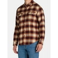 thumbnail image 7 of George Men's and Big Men's Flannel Shirt with Long Sleeves, 2-Pack, Sizes XS-3XLT, 7 of 7