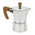thumbnail image 4 of Moka Pot, Heat Resistant Thermal Insulation Coffee Pot  For Kitchen 3 Cup, 4 of 8