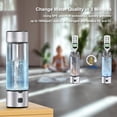 thumbnail image 5 of Hydrogen Water Bottle Generator Portable Hydrogen Water Maker with SPE/PEM Technology, 460ml Rechargeable Ionizer Machine for , Office, Travel,  3000PPB in 3 Mins, 5 of 5