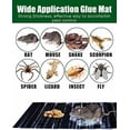 thumbnail image 6 of 6 Pack Rat Sticky Traps Extra Large, Black Mouse Glue Trap Sticky Trap for Mice and Rats, Enhanced Stickiness Trapping Pads Snakes Spiders Roaches for House Rodent Pest Control - 47.2x11, 6 of 7