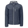 thumbnail image 2 of Men's Cutter & Buck  Heather Navy Hillsboro Hops Rainier PrimaLoft Eco Full-Zip Hooded Jacket, 2 of 3