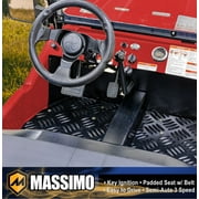 Massimo Mini 125 Go Kart 125cc 9HP, 2WD, 4 Stroke Automatic Go Cart - Red
