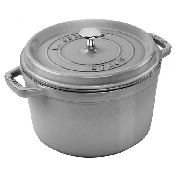 Staub La Cocotte cocotte 4.75 L Grey4 Round Cast Iron Walmart
