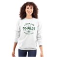 thumbnail image 3 of Alien Believer UFO Hunter Copilot Unisex Plus Fleece Graphic Sweatshirt Brisco Brands 4X, 3 of 5