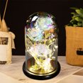 thumbnail image 6 of Cinvoph Lighted Rose Gift Exquisite Light Up Rose Bouque in Glass Dome Night Light for Mom Women Valentines, Mothers Day, Womens Day, Anniversary 9"H, White, 6 of 6