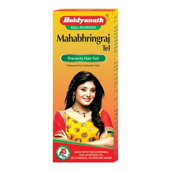 Baidyanath Mahabhringraj Oil | Ayurvedic Hair Oil - 200 Ml + Free Hair Root Comb