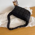 thumbnail image 2 of Bolso bandolera de nailon para mujer, diseño con espacio, bandolera acolchada, de color liso, 2 of 5