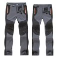 thumbnail image 4 of Spring and Summer Outdoor Sports Soft Shell Rush Pants Men's Colorblock Windproof Warm Breathable Fleece Thickened Hiking Pants Women, 4 of 5
