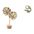 thumbnail image 1 of Escultura De Hoja De Metal Creativa Nórdica, Figura Abstracta De Latón, Estatua China, Miniadorno De Té Para Mesa, Fiesta, Hogar, Dormitorio, Oficina, Decoración, 1 of 8