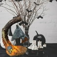 thumbnail image 6 of Frogued Halloween Pumpkin Bat Increase Atmosphere Luminous Durable Anti-crack Decorative Lights Pumpkins Shape Pumpkin Lanterns for Night Table (Type A), 6 of 13