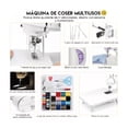 thumbnail image 2 of Máquina De Coser Portátil Eléctrica Con Kit De Costura White+Purple, 2 of 5