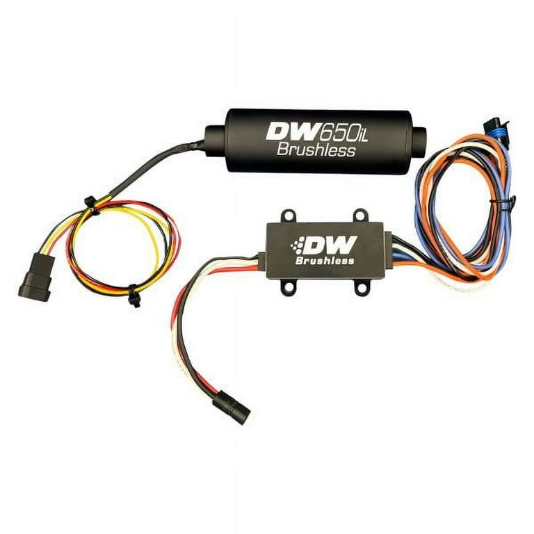 DeatschWerks 9-650-C105 DW 650IL Brushless Fuel Pump w/Single/Dual Controller DeatschWerks 9-650-C105 DW 650IL Brushless Fuel Pump w/Single/Dual Controller