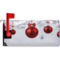 thumbnail image 4 of Christmas Mailbox Covers, New Year Fir Branches Red Christmas Balls Mailbox Covers Oxford Cloth Post Box Cover with Magnetic Strip for Garden Yard Decor, 4 of 6
