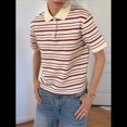 thumbnail image 4 of Blusas Informales de Corta para Mujer, Estilo Ejecutivo, con Cuello en V, para Verano, 2025, con Cuello Básico Ajustado Albaricoque M, 4 of 9