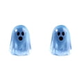 thumbnail image 2 of FENGGHAO Halloween Decorations Cute Ghost Figurine, Glow In The Dark Ghost Decor For Indoor Home Decor, Halloween Room Decor, Pumpkin Theme Display Accent Mini Ornament, 2 of 5