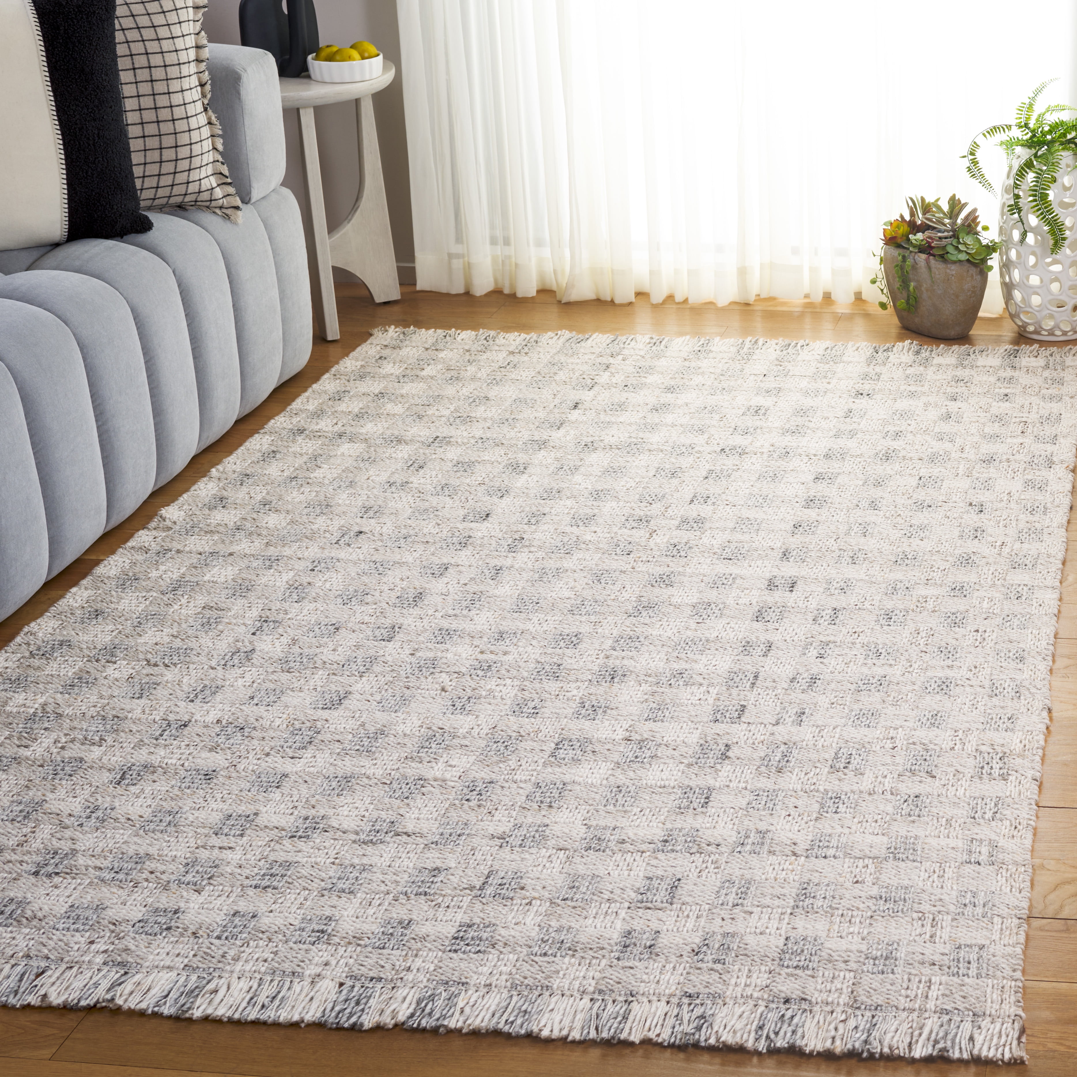 SAFAVIEH Renewal Devrim Geometric Area Rug, Gray, 4' x 6'