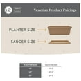 thumbnail image 5 of The HC Companies 24-Inch Venetian Window Planter Box with Drain Plug, Warm Gray, 5 of 8