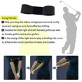 thumbnail image 4 of Greeniant Ayuda de entrenamiento de Swing de Golf, banda de brazo de Golf, cinturón de corrección de movimiento de postura para principiantes de Golf, Golf 1# Greeniant OD000967-02, 4 of 6