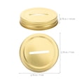 thumbnail image 2 of OULII 12Ud Tapas Para Frascos Con Doradas Resistente Y Compactas Para Uso En, 2 of 6