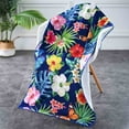 thumbnail image 5 of Yhmxh High Absorbent Beach Towels, 28x60 Inch Tropical Style Quick Dry Microfiber Pool Towels with Animals and Plants Pattern, Sand Free Sturdy Beach Towel for Beach, Yoga, Hiking, Swimming, 5 of 5