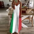 thumbnail image 4 of Flag of Italy - Italian Flag Sleeveless Dress Dress for girls long dress women summer elegant dresses plus sizes women clothes, 4 of 6