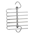 thumbnail image 1 of Xihbxyly Perchero de Acero Inoxidable para Pantalones, Perchero Plegable, Organizador de Pinzas para Ropa Interior, Armario Telescópico Multicapa, Solución para Guardarropa En Casa, Material de Prime, 1 of 2