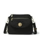 thumbnail image 1 of Bandolera Baggallini Calais para mujer, color negro/dorado, RFID, 1 of 8