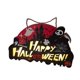 thumbnail image 5 of Letrero colgante para puerta de Halloween feelfreeau, decoración luminosa con cuerda colgante 30x18cm 215g, 5 of 6