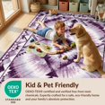 thumbnail image 4 of Design&I 3'x5' Washable Area Rug Low Profile & Durable Daily Traffic Ready Geometric Gradient Blended Central Motif Symmetrical Framed Design for Home Office, Hallway, 4 of 7