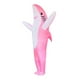 thumbnail image 3 of Disfraz inflable jinwen de tiburón para adultos y niños rosa, 3 of 8