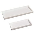 thumbnail image 2 of Spacewiser Countertop and Vanity Tray - 2 PC (11â€ and 7â€) Shatterproof Silicone Kitchen and Bathroom Trays for Counter, Kitchen Soap Dispenser Tray, Vanity Trays for Bathroom, Perfume Key Tray, 2 of 4