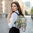 thumbnail image 6 of FORMRS Mini Backpack Purse for Women Quilted Travel Daypack Casual Shoulder Bag, Window Scene, 6 of 7