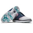 thumbnail image 6 of FootJoy Men's Traditions Previous Season Style Golf Shoe, White/Blue/Pink, 10.5, 6 of 7