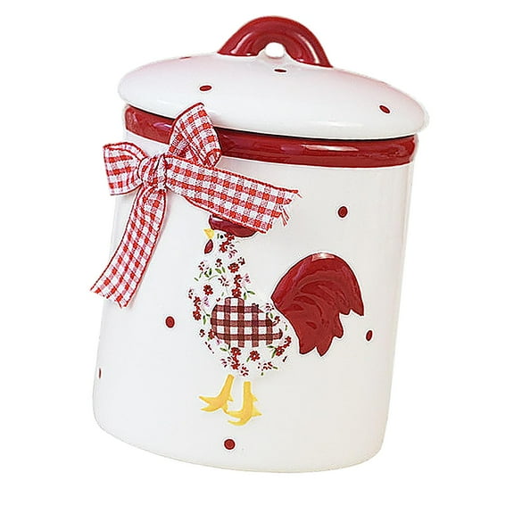 jicheng Cookie Jar Canister for Tea, Coffee Beans Kitchen Counter Candy, Spice, Nuts